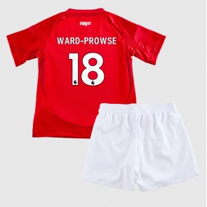 Nottingham Forest James Ward-Prowse #18 Hemmakläder Barn 2024-25 Kortärmad (+ Korta byxor)